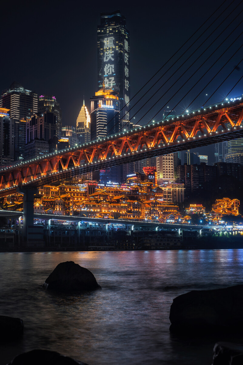 千廝門大橋夜景